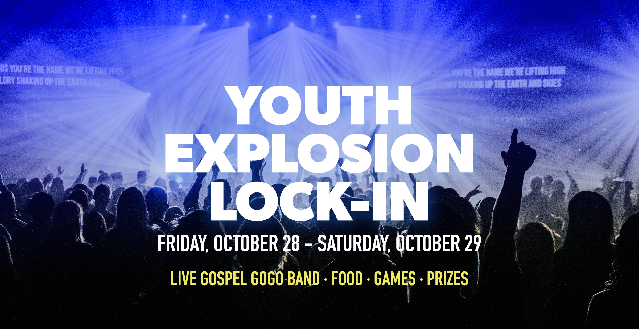 Youth Explosion Lock-In flyer
